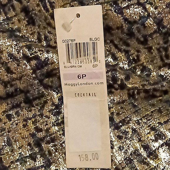 Maggy London Metallic Midi Dress - Picture 8 of 8